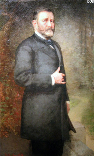 Ulysses S. Grant portrait (c1880) by Thomas LeClear at National Portrait Gallery. Washington, DC.