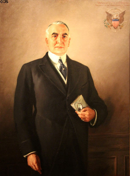 Warren Gamaliel Harding portrait (1923) by Margaret Lindsay Williams at National Portrait Gallery. Washington, DC.