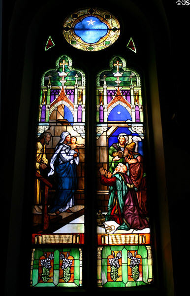 Grace Reformed Church stained glass windows. Washington, DC.