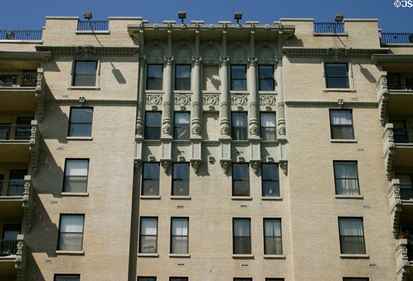 The Envoy Italianate facade. Washington, DC. On National Register.