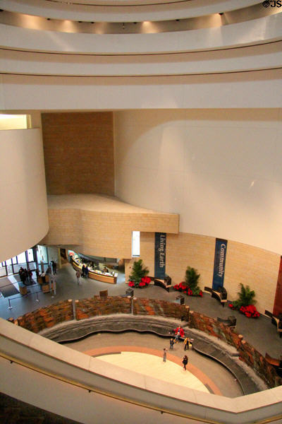 Entrance hall interior at National Museum of the American Indian. Washington, DC.