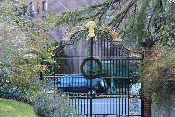 Gates at Dumbarton Oaks. Washington, DC.