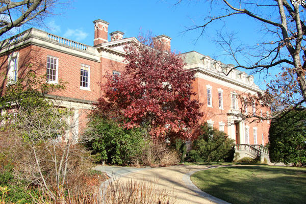 Dumbarton Oaks, with core started in 1801. Washington, DC.