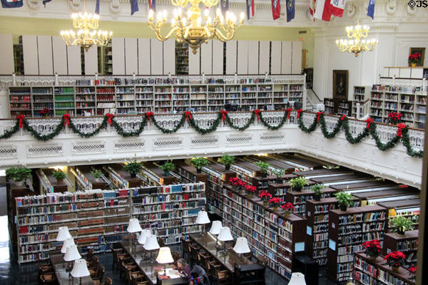 Library at DAR Memorial Continental Hall. Washington, DC.