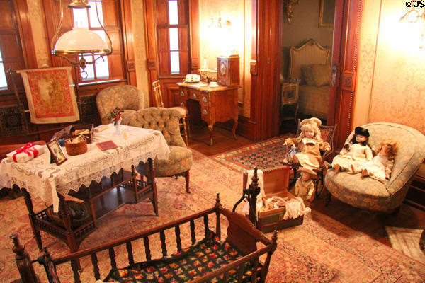 Child's room at Christian Heurich Mansion. Washington, DC.