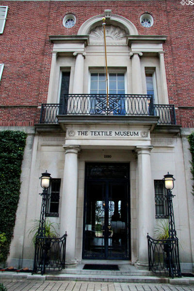 Original building of Textile Museum (2320 S St. NW) which plans move to George Washington University in 2014. Washington, DC.