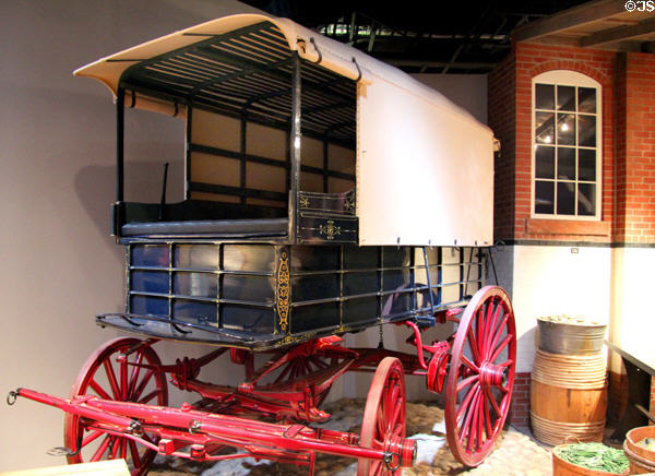 Delivery wagon (c1900) at National Museum of American History. Washington, DC.