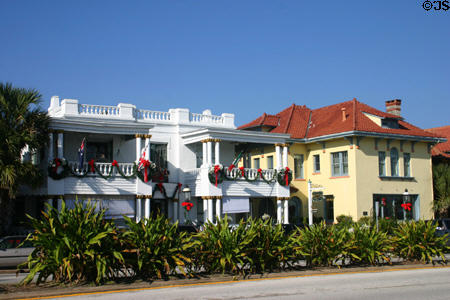 Heritage hotels on Menendez Avenue. St Augustine, FL.