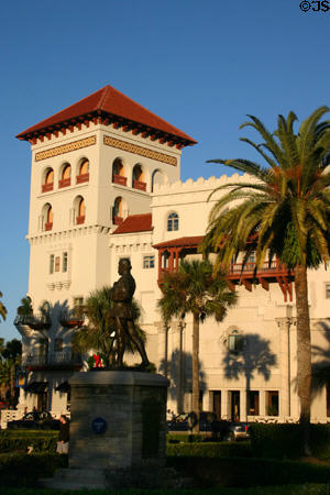 Spanish Renaissance style of Casa Monica Hotel (1888). St Augustine, FL.