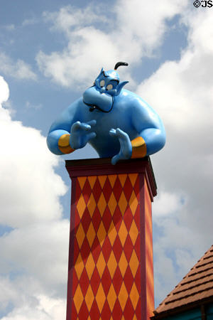 Magic characters grace Downtown Disney. Disney World, FL.