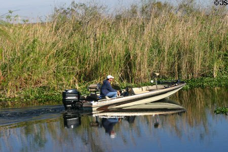 Boating in the Everglades. FL.