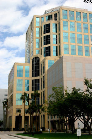 New River Center home of Sun Sentinel newspaper. Fort Lauderdale, FL.