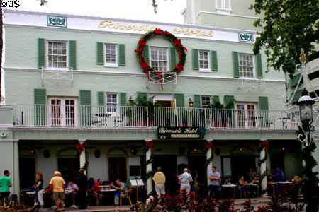 Riverside Hotel (620 East Las Olas Blvd.) in early Fort Lauderdale. Fort Lauderdale, FL.