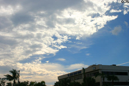 Sky over Fort Lauderdale. Fort Lauderdale, FL.
