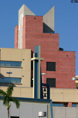 Church at Biscayne Blvd & NE Second Street. Miami, FL.
