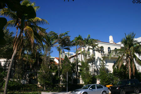 Casa Casuarina [aka Amsterdam Palace] private mansion at Ocean Dr. & 11th St. Miami Beach, FL.