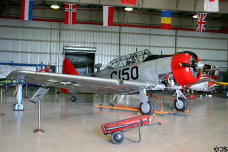 North American AT-6D Texan (1941) trainer at Wings Over Miami Air Museum. Miami, FL.