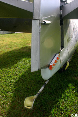 Tail hook of Grumman TBM at Wings Over Miami Air Museum. Miami, FL.