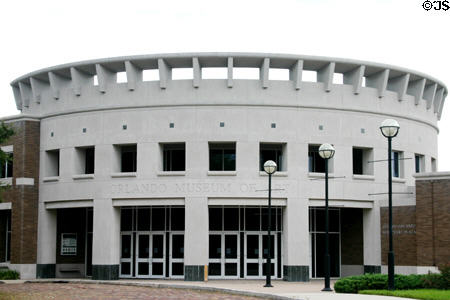 Orlando Museum of Art building in Loch Haven Park. Orlando, FL.