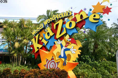 Woody Woodpecker's Kid Zone™© at Universal Studios. Orlando, FL.