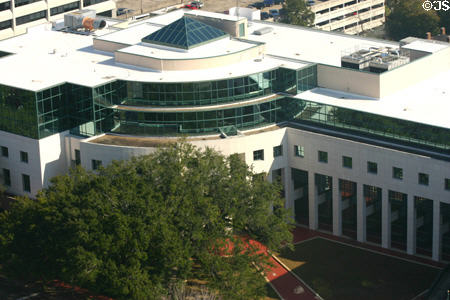 Leon County Courthouse from above (Monroe St.). Tallahassee, FL.