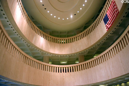 Entry hall of new State Capitol. Tallahassee, FL.
