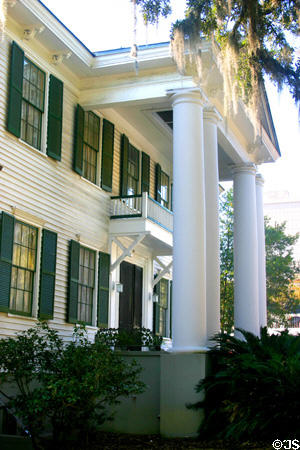 Knott House porch where Union General Edward McCook read the Emancipation Proclamation on May 20th, 1865 freeing the slaves of Florida's Panhandle. Tallahassee, FL.