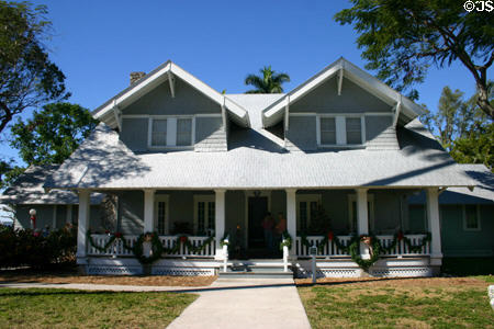 The Mangoes, winter home from 1916-45 of Henry Ford, a close friend of Edison. Fort Myers, FL.
