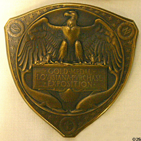 Gold Medal award of Louisiana Purchase Exposition (1904). Fort Myers, FL.