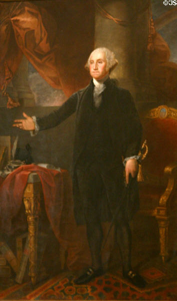 Portrait of George Washington in Georgia State House. Atlanta, GA.