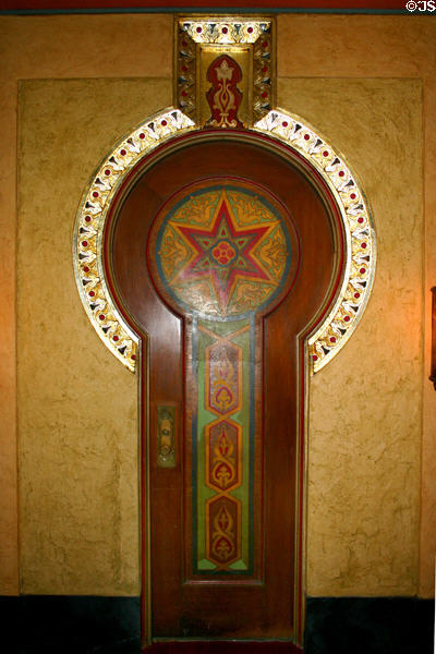 Arabesque-style doorway in Fox Theatre. Atlanta, GA.