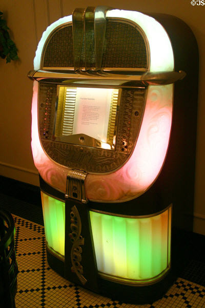 Soda-fountain juke box at Coca-Cola Museum. Atlanta, GA.