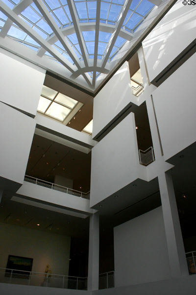 Atrium of Richard Meier's building of High Museum of Art. Atlanta, GA.
