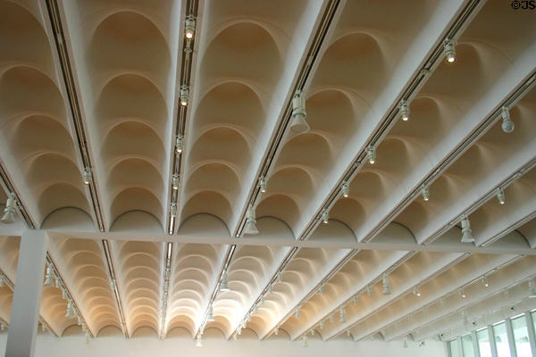 Interior ceiling of newer Renzo Piano-designed wing of High Museum of Art. Atlanta, GA.