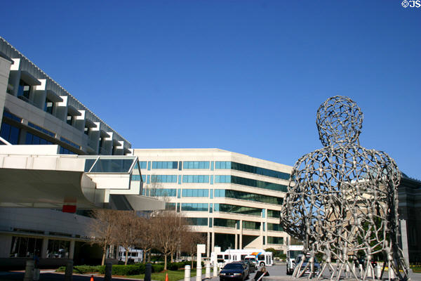 Memorial Arts Building with World Events sculpture. Atlanta, GA.