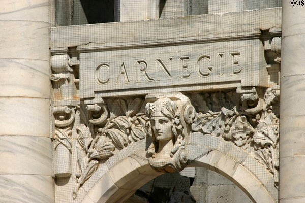 Detail of Arch originally from Atlanta Carnegie Library. Atlanta, GA.