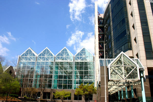 Fulton County Government Center atriums. Atlanta, GA.