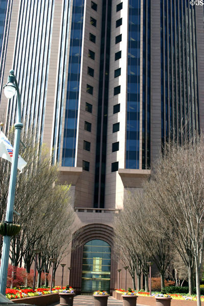 Bank of America Plaza entrance plaza. Atlanta, GA.