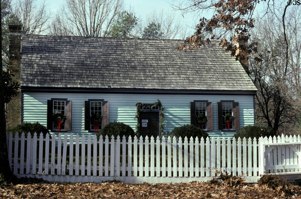 Heritage cottage at Antebellum Plantation of Stone Mountain Park. Atlanta, GA.
