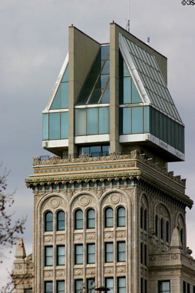 Penthouse atop Lamar Building (1975). Augusta, GA. Architect: I.M. Pei & Partners.