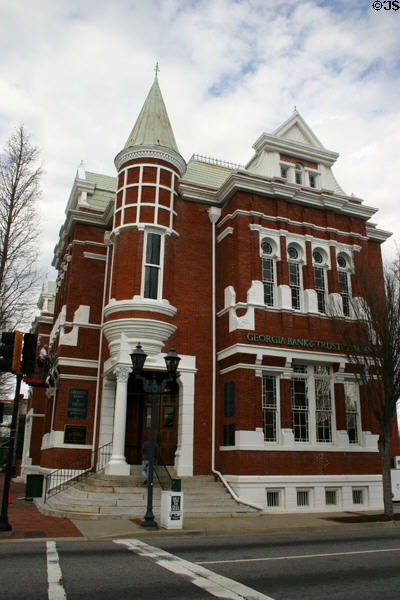 Former Augusta Cotton Exchange (1886) (now Georgia Bank & Trust Company). Augusta, GA. Architect: Enoch William Brown. On National Register.