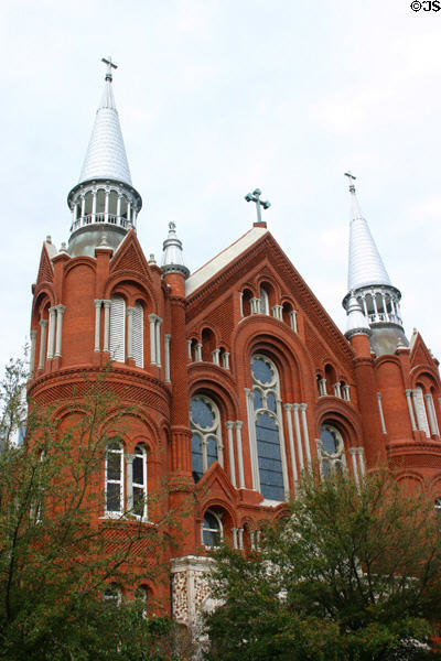 Sacred Heart Cultural Center (former Church) (1901) (1301 Greene St.). Augusta, GA. Style: Romanesque. Architect: Brother Cornelius Otten. On National Register.