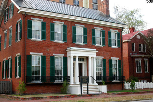 Woodrow Wilson Boyhood Home (419 7th St.) was manse for First Presbyterian Church where Wilson's father was pastor (1858-70). Augusta, GA. On National Register.