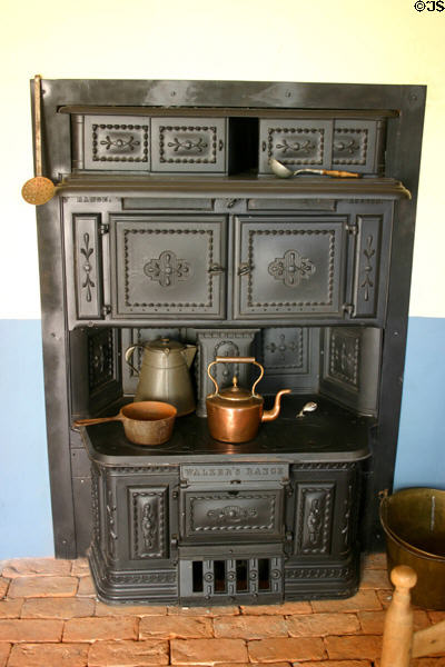 Coal oven in kitchen of Woodrow Wilson Boyhood Home. Augusta, GA.