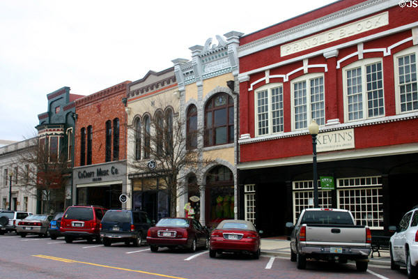 Streetscape of Broad Street. Thomasville, GA.
