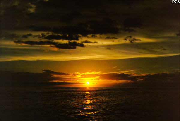 Sunset in Lahaina. Maui, HI.