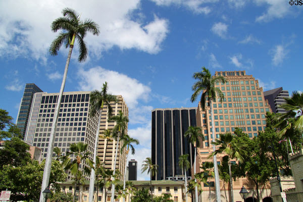 Central Pacific Plaza, Pauahi Tower, & Alii Place. Honolulu, HI.