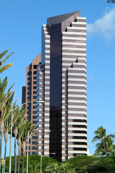 1100 Alakea Plaza (1993) (32 floors). Honolulu, HI. Architect: Stringer Tusher Architects.
