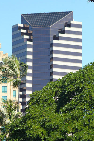 Crown of 1100 Alakea Plaza. Honolulu, HI.