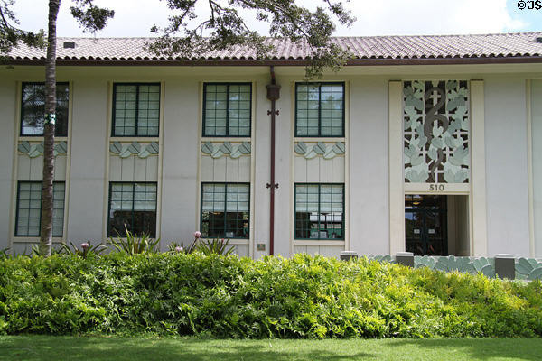Queen's Conference Center (1941) (510 S. Beretania St.). Honolulu, HI. Architect: C.W. Dickey. On National Register.